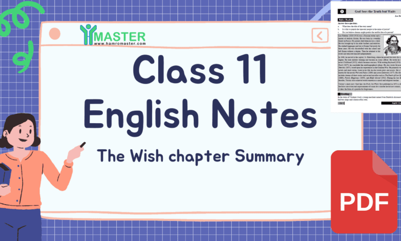 Class 11 English: The Wish by Roald Dahl – Summary & PDF
